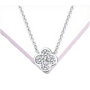 Electric Picks Camilla Necklace Sterling Silver Color New